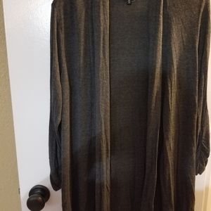 Charcoal gray thin cardigan